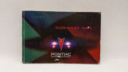 2000 Pontiac Grand Am Owners Manual Book Guide OEM Used Auto Parts - Oemusedautoparts1.com