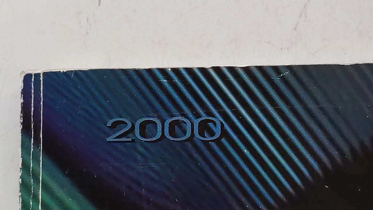 2000 Pontiac Grand Am Owners Manual Book Guide OEM Used Auto Parts - Oemusedautoparts1.com
