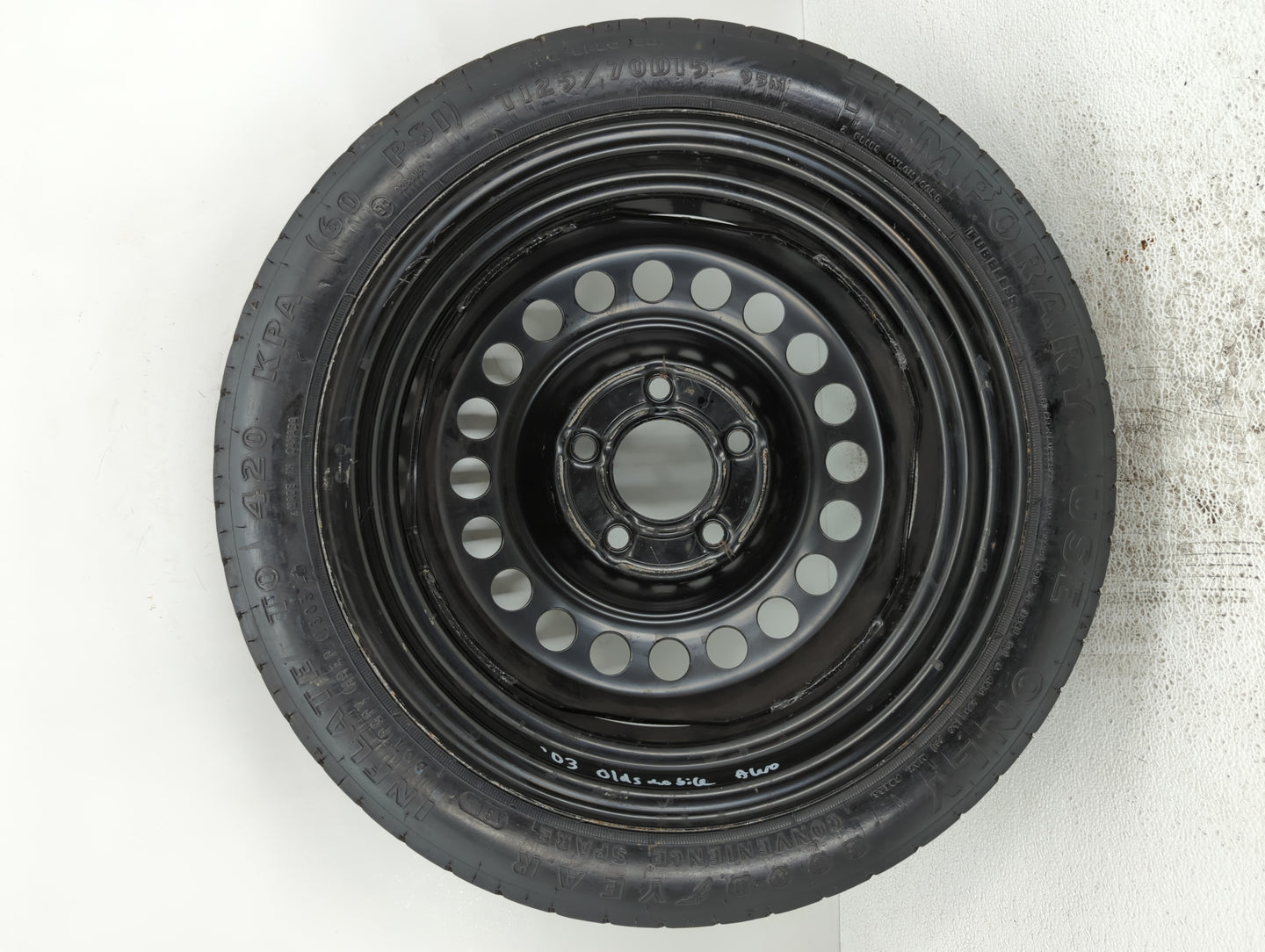 1997-2003 Pontiac Grand Prix Spare Donut Tire Wheel Rim Oem - Oemusedautoparts1.com