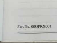 2000 Pontiac Grand Prix Owners Manual Book Guide P/N:00GPX001 OEM Used Auto Parts - Oemusedautoparts1.com