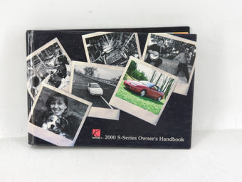 compare product 2000 Saturn Sl Owners Manual Book Guide OEM Used Auto Parts
