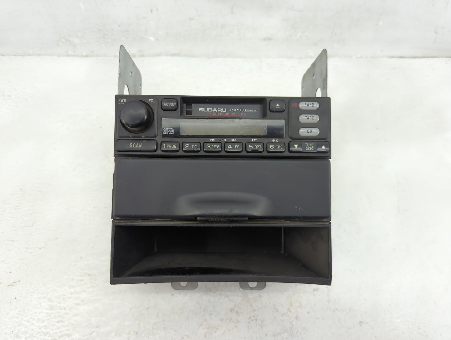 2000-2001 Subaru Legacy Radio AM FM Cd Player Receiver Replacement P/N:86201AE08A Fits Fits 2000 2001 OEM Used Auto Parts - 