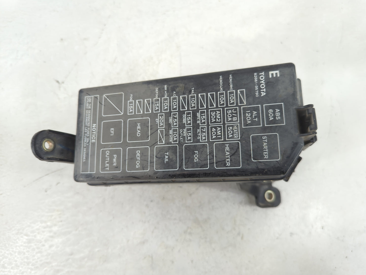 2000 Toyota 4runner Fusebox Fuse Box Panel Relay Module P/N:82661-35790 Fits OEM Used Auto Parts - Oemusedautoparts1.com