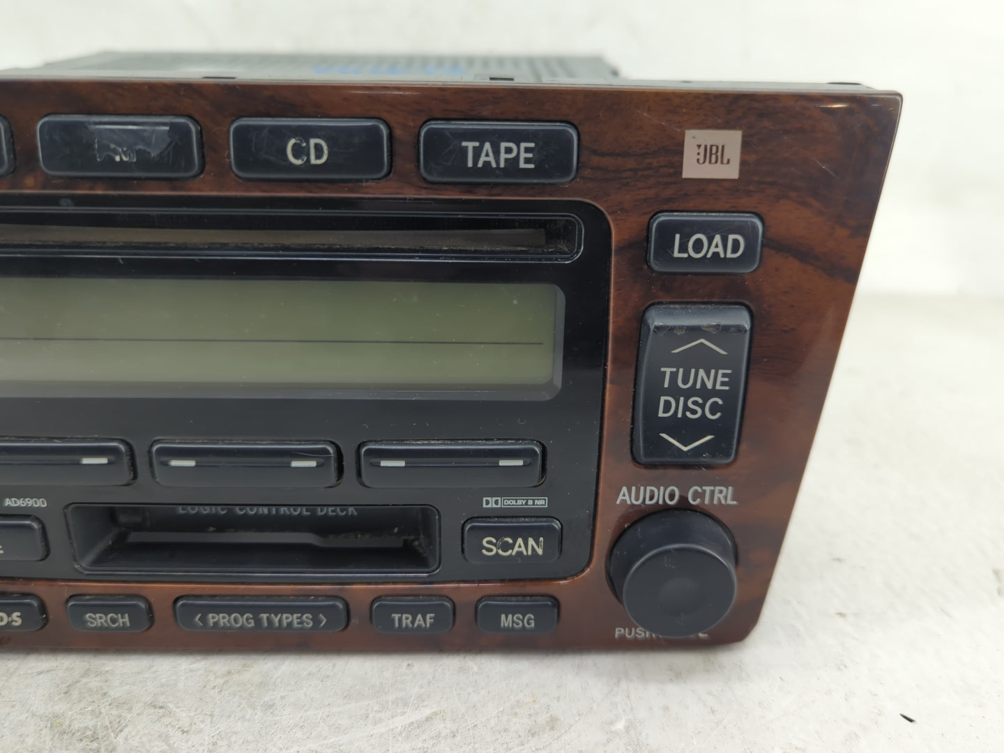 2000-2004 Toyota Avalon Radio AM FM Cd Player Receiver Replacement P/N:09350209 Fits Fits 2000 2001 2002 2003 2004 OEM Used 