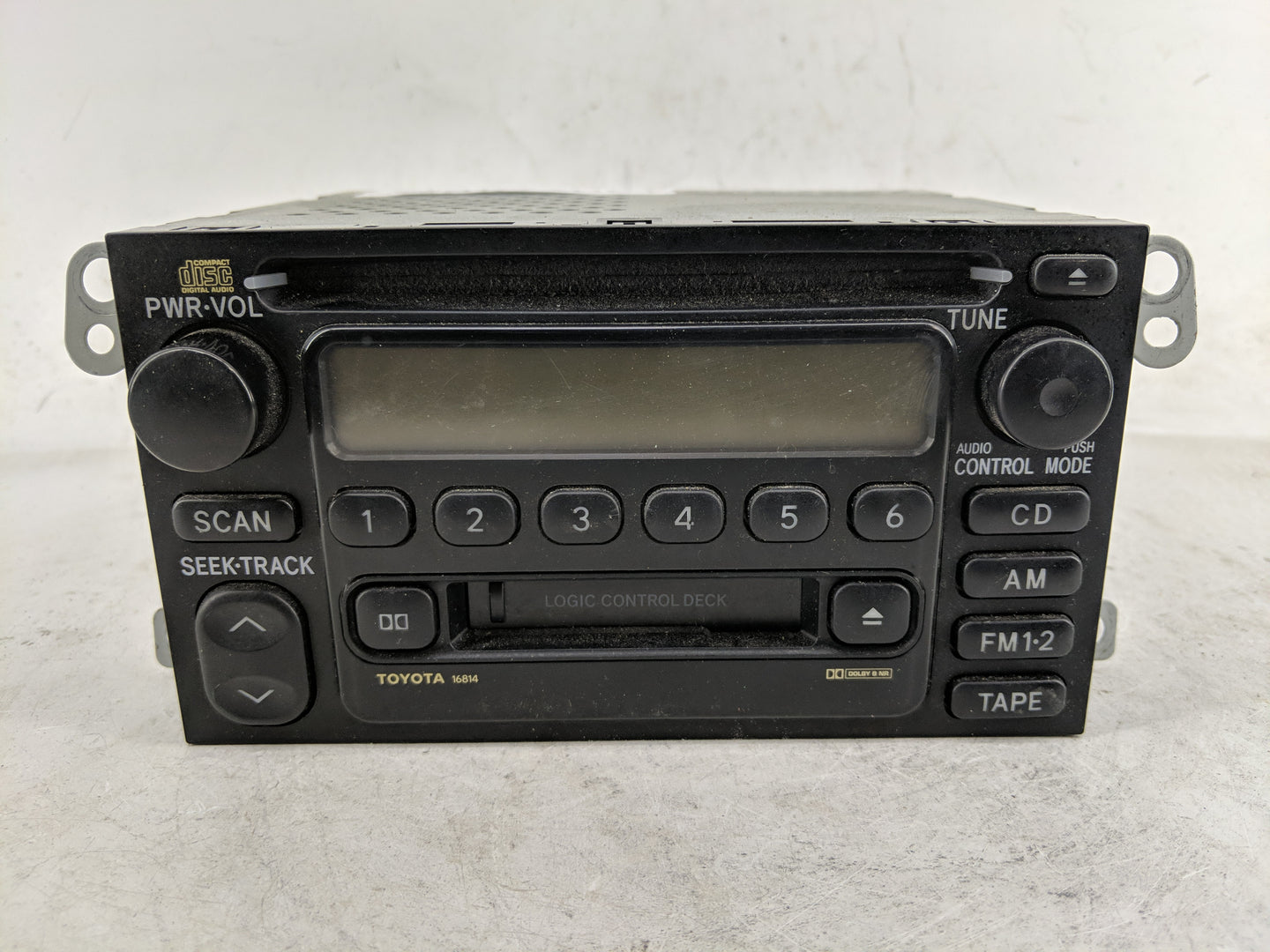 2000-2001 Toyota Camry Radio AM FM Cd Player Receiver Replacement P/N:86120-0C020 Fits Fits 1999 2000 2001 2002 2003 OEM Use