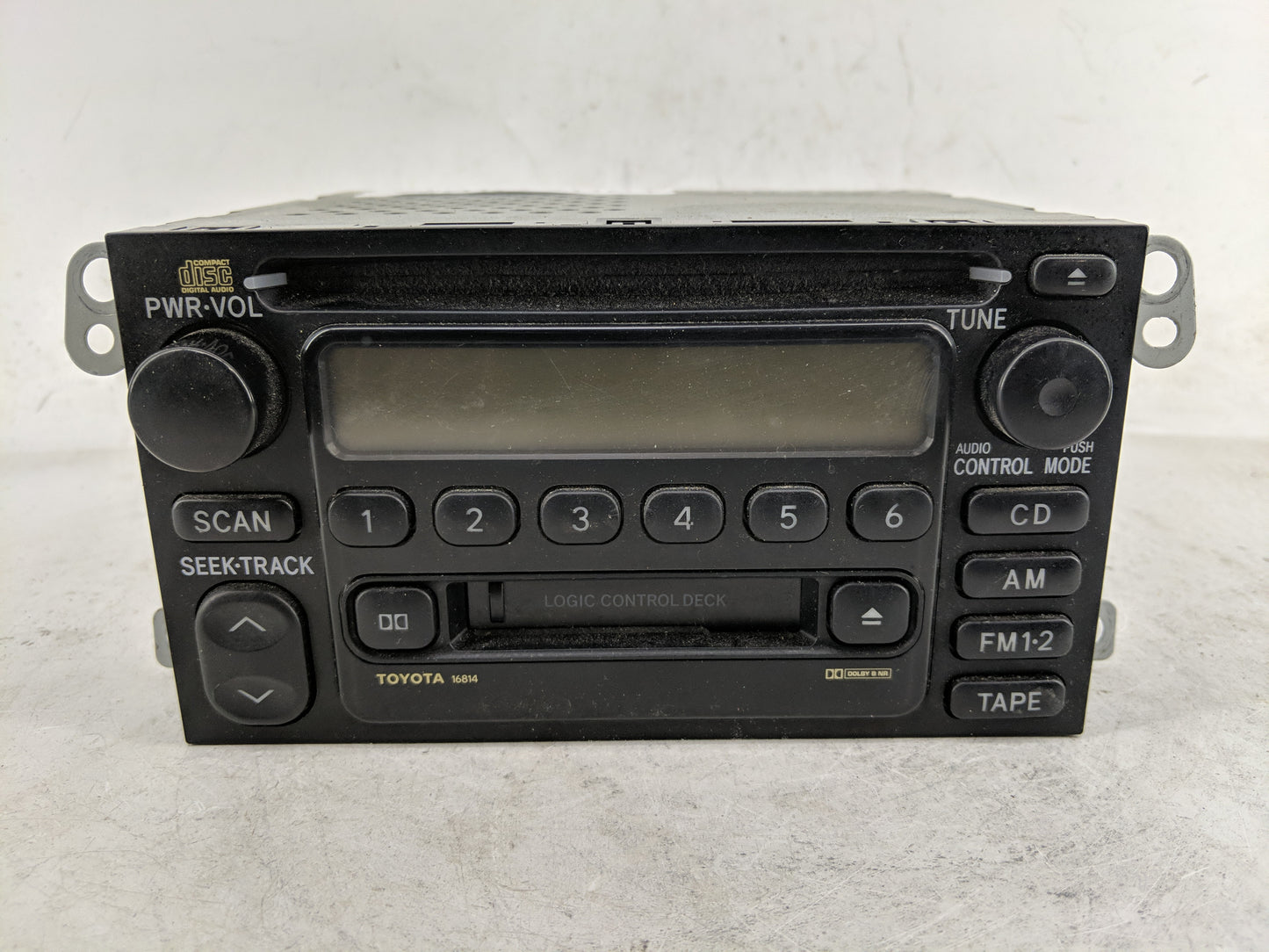 2000-2001 Toyota Camry Radio AM FM Cd Player Receiver Replacement P/N:86120-0C020 Fits Fits 1999 2000 2001 2002 2003 OEM Use