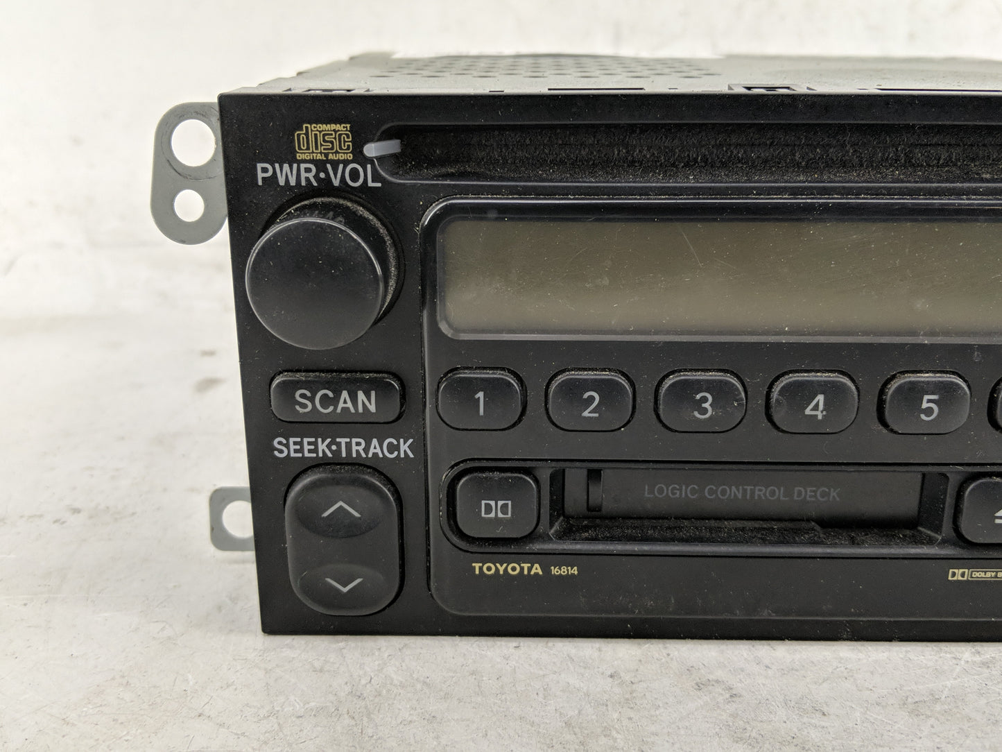 2000-2001 Toyota Camry Radio AM FM Cd Player Receiver Replacement P/N:86120-0C020 Fits Fits 1999 2000 2001 2002 2003 OEM Use