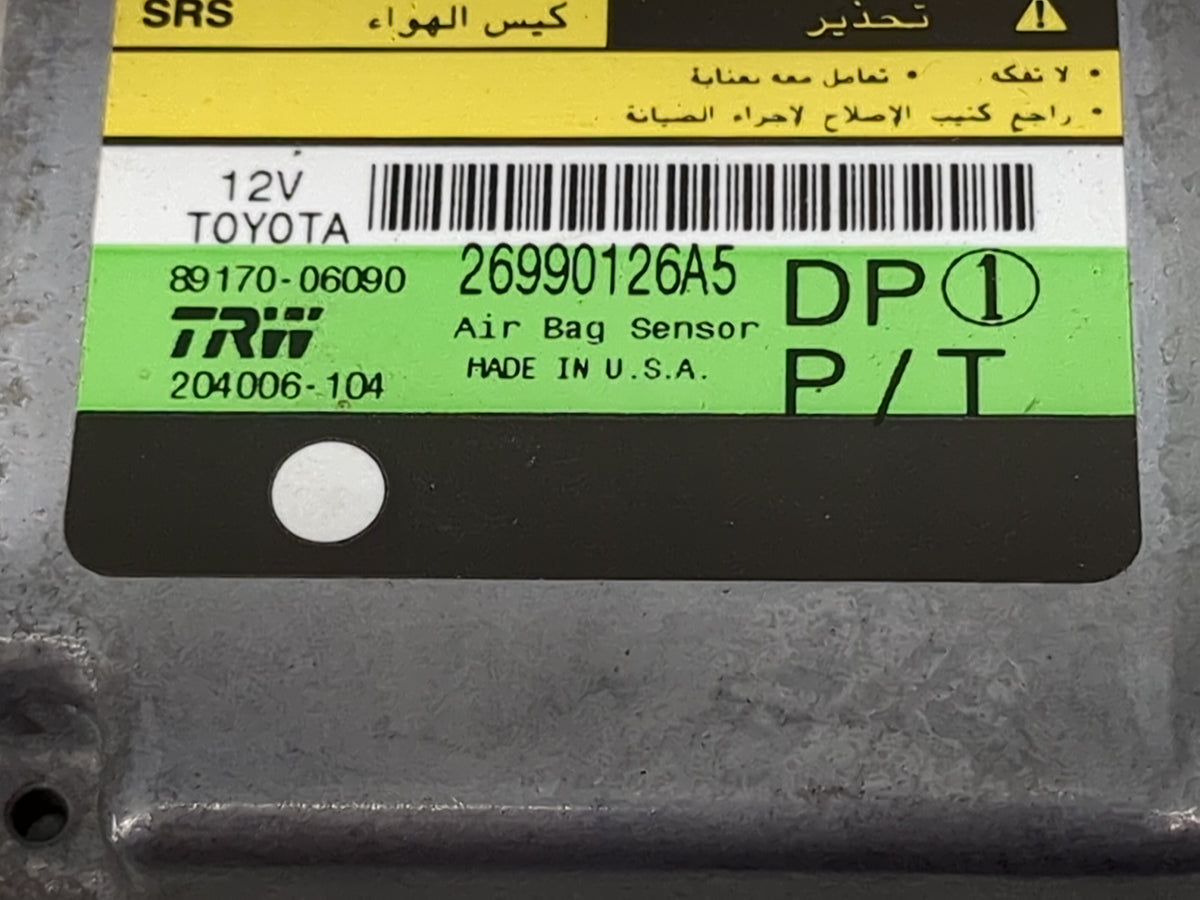 1999-2001 Toyota Camry Safety Restraint Srs Airbag Control Module - Oemusedautoparts1.com