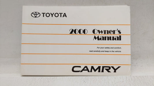 2000 Toyota Camry Owners Manual Book Guide OEM Used Auto Parts - Oemusedautoparts1.com
