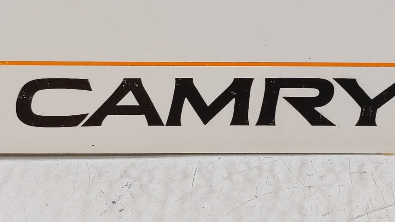 2000 Toyota Camry Owners Manual Book Guide OEM Used Auto Parts - Oemusedautoparts1.com