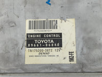 2000 Toyota Camry PCM Engine Control Computer ECU ECM PCU OEM P/N:89661-06841 Fits OEM Used Auto Parts - Oemusedautoparts1.c