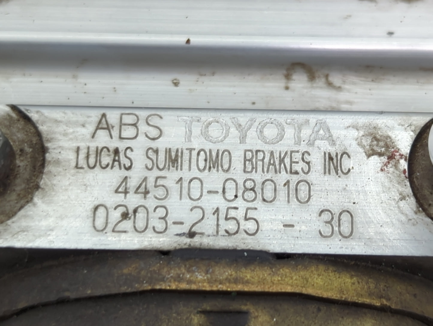 1998-2001 Toyota Sienna ABS Pump Control Module Replacement P/N:44510 08010 Fits Fits 1998 1999 2000 2001 OEM Used Auto Part