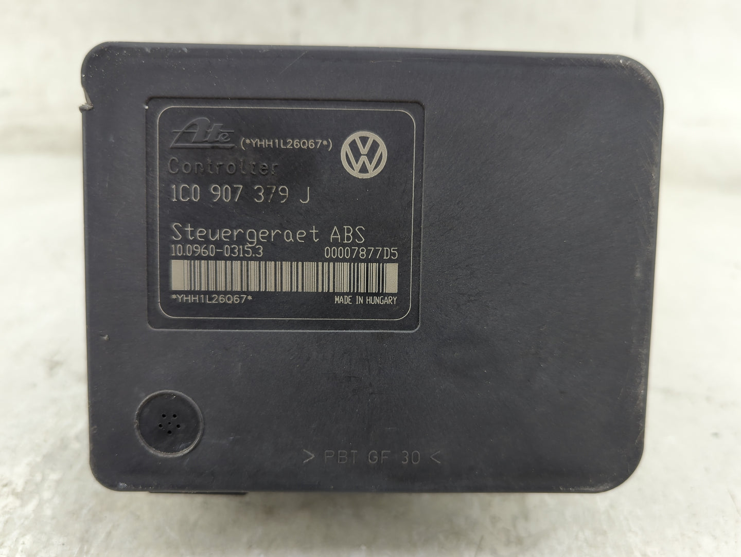 1997-2002 Volkswagen Golf ABS Pump Control Module Replacement P/N:1J0614117F Fits Fits 1997 1998 1999 2000 2001 2002 OEM Use