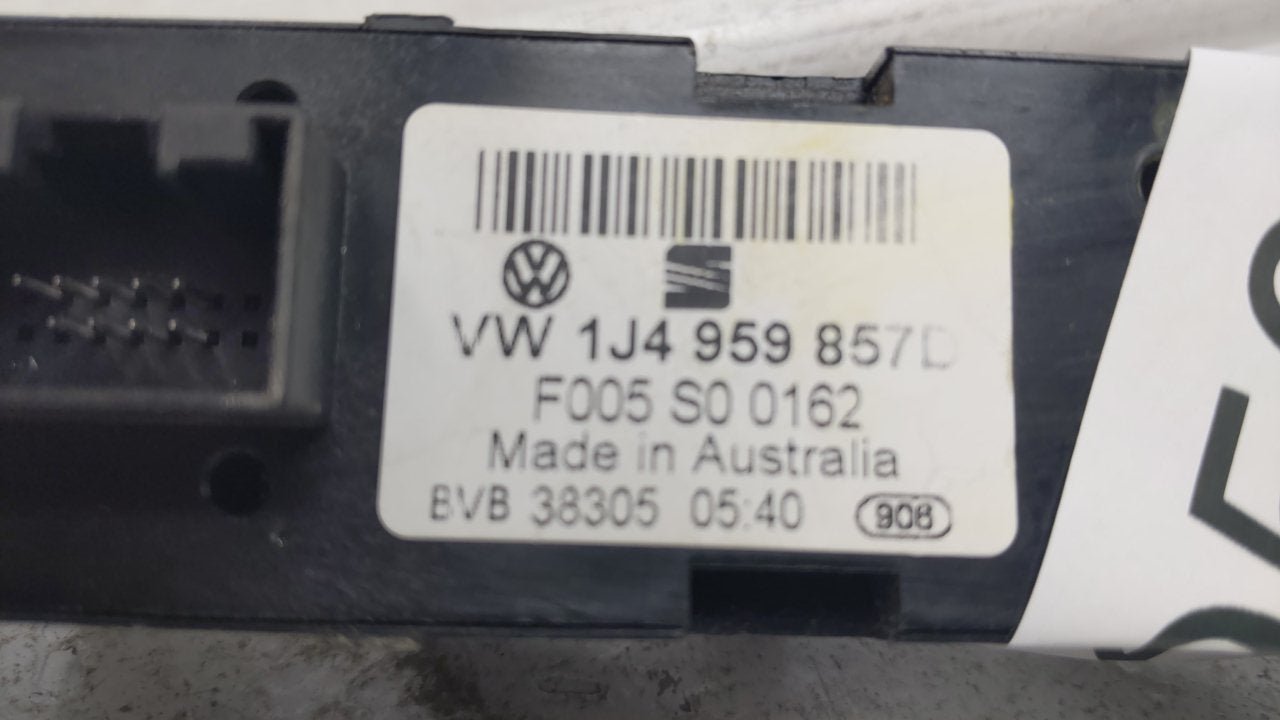 2000 Volkswagen Golf Master Power Window Switch Replacement Driver Side Left Fits OEM Used Auto Parts - Oemusedautoparts1.co