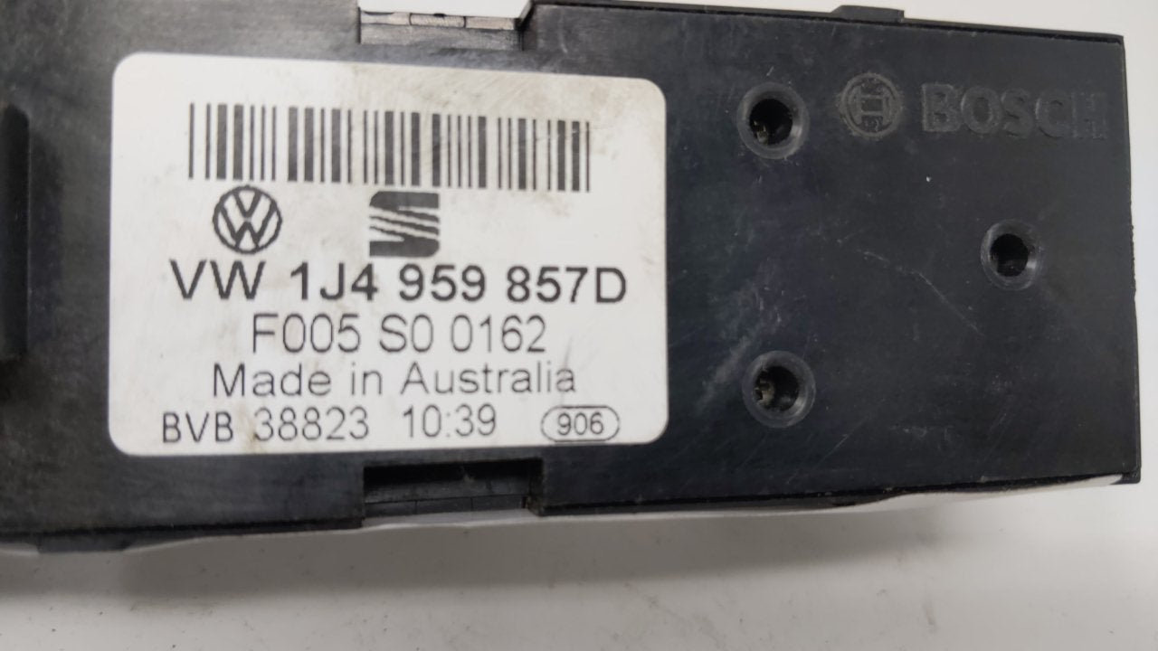 2006-2014 Volkswagen Golf Master Power Window Switch Replacement Driver Side Left P/N:1J4 959 857D Fits OEM Used Auto Parts 