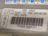 2001-2002 Acura Cl Safety Restraint Srs Airbag Control Module - Oemusedautoparts1.com