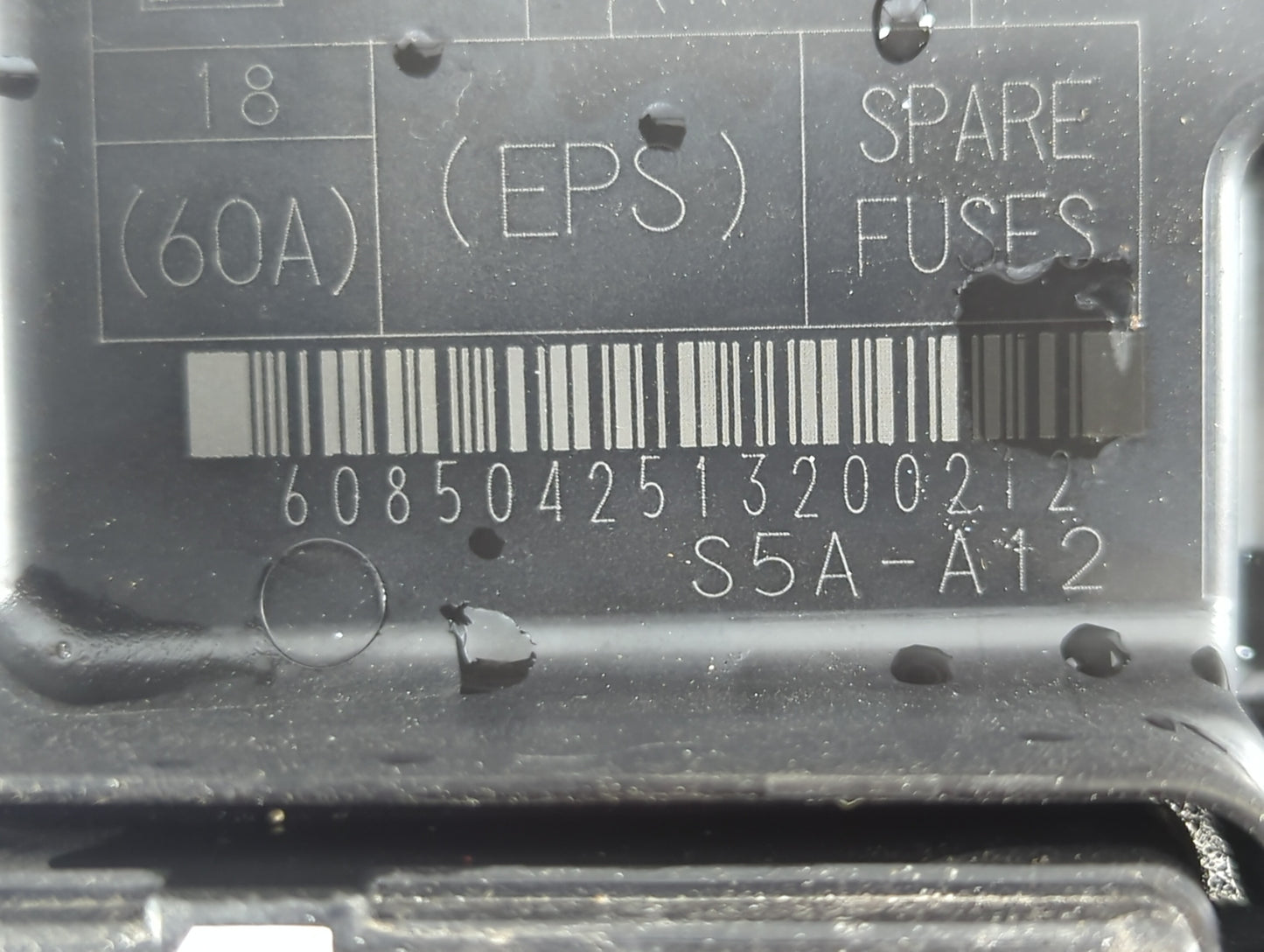 1998-2001 Acura Integra Fusebox Fuse Box Panel Relay Module P/N:S5A-A12 Fits Fits 1998 1999 2000 2001 OEM Used Auto Parts - 