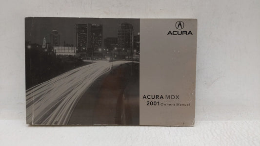2001 Acura Mdx Owners Manual Book Guide OEM Used Auto Parts - Oemusedautoparts1.com