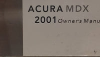 2001 Acura Mdx Owners Manual Book Guide OEM Used Auto Parts - Oemusedautoparts1.com