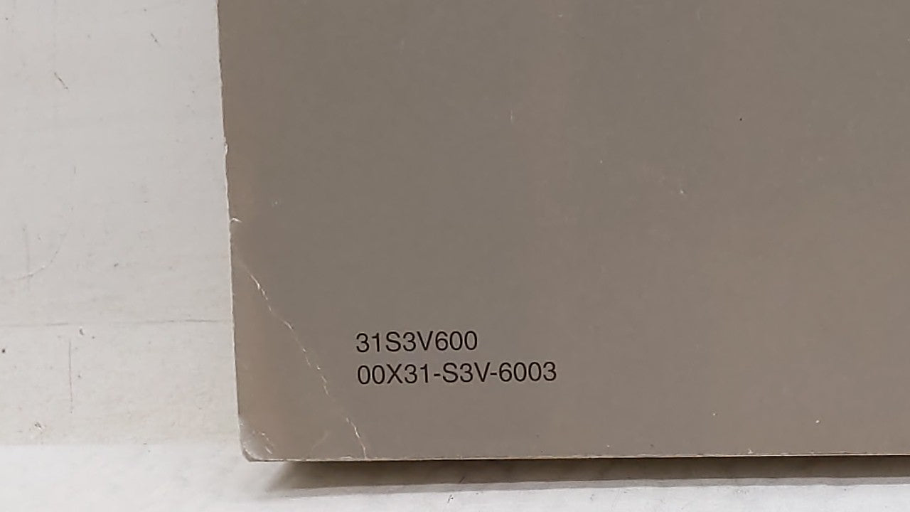 2001 Acura Mdx Owners Manual Book Guide OEM Used Auto Parts - Oemusedautoparts1.com