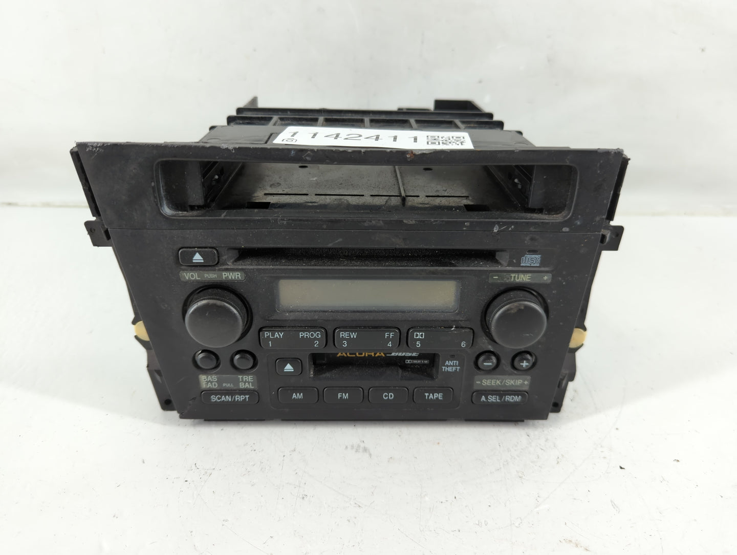 2000-2001 Acura Tl Radio AM FM Cd Player Receiver Replacement Fits Fits 2000 2001 OEM Used Auto Parts - Oemusedautoparts1.co