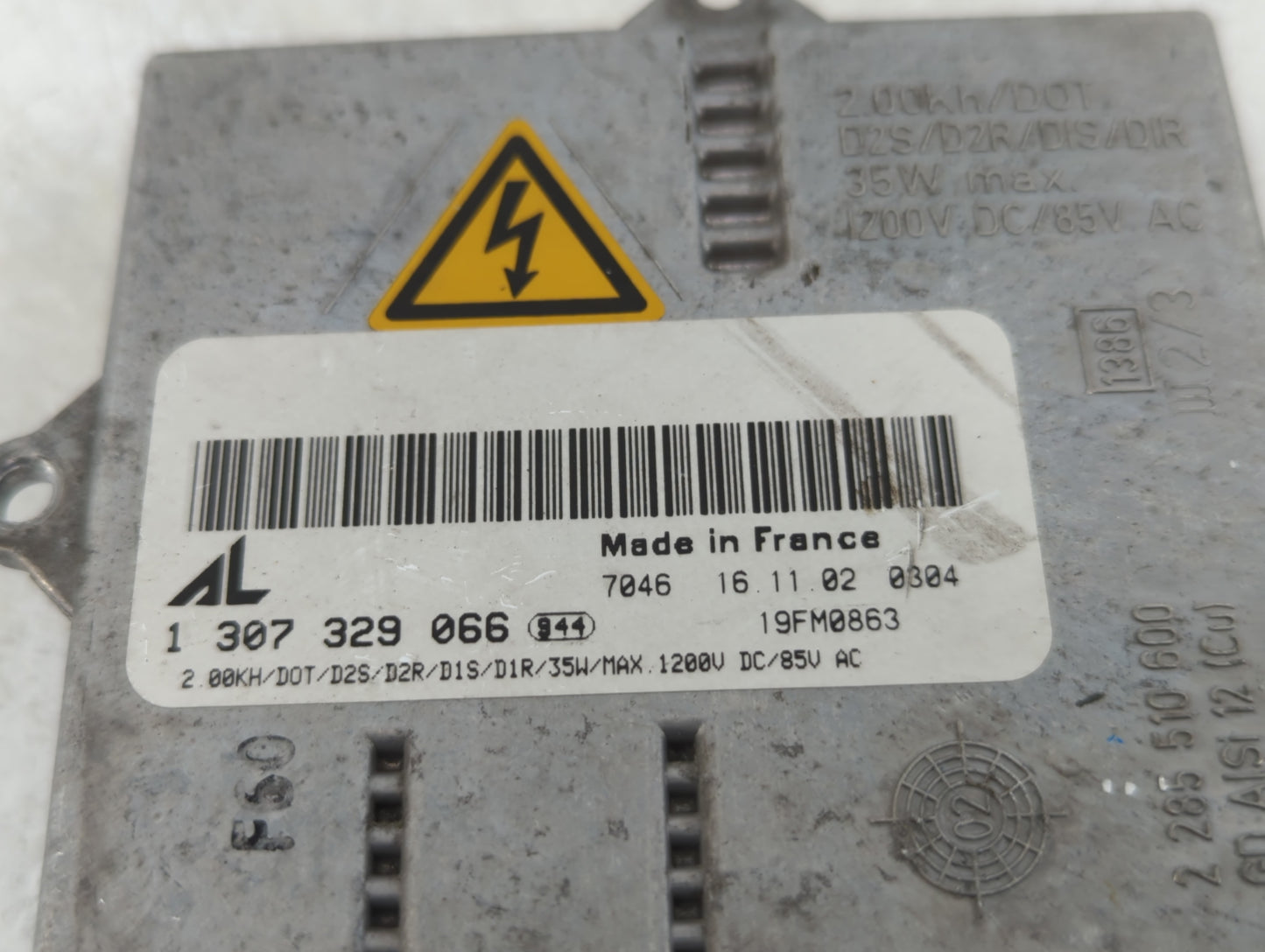 2000-2006 Audi Tt Headlight Ballast Head Light - Oemusedautoparts1.com