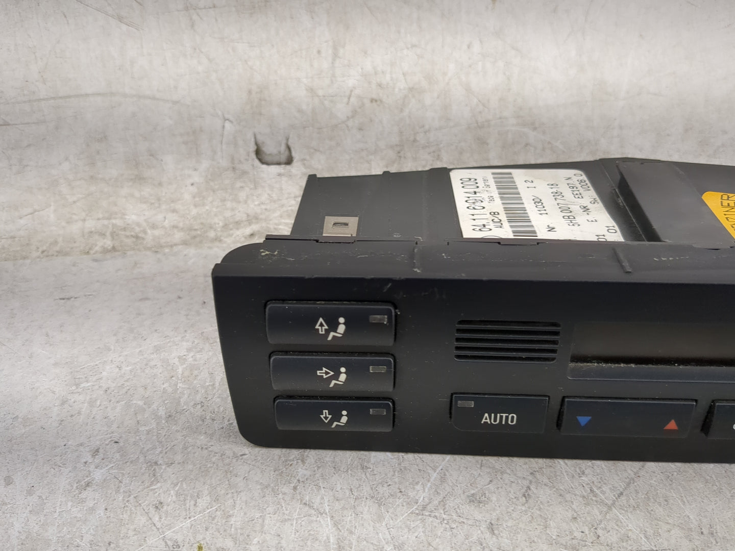 2001-2006 Bmw 330i Climate Control Module Temperature AC/Heater Replacement Fits Fits 1999 2000 2001 2002 2003 2004 2005 200