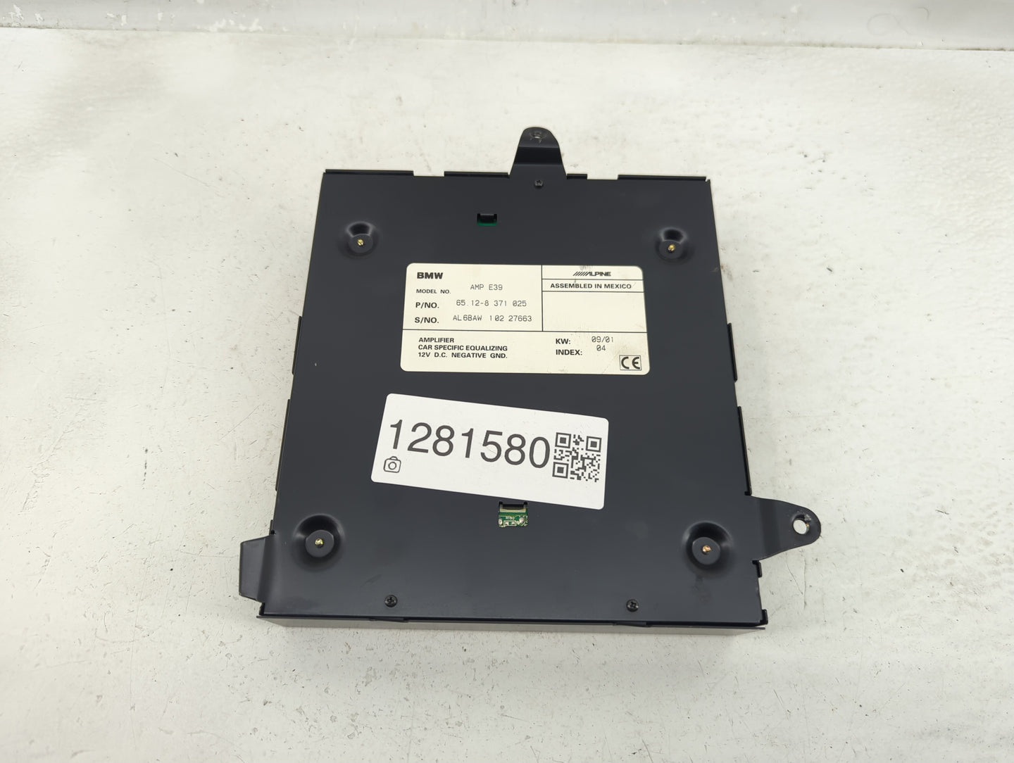 2001 Bmw 530i Radio Speaker Amplifier 65.12-8 371 025|8 371 025 - Oemusedautoparts1.com