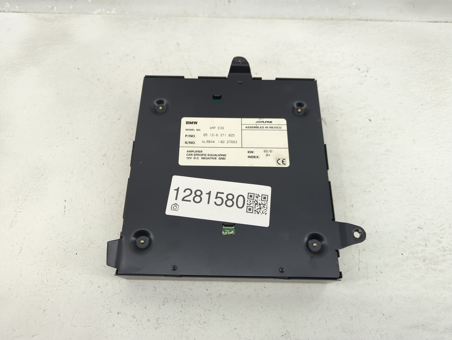 2001 Bmw 530i Radio Speaker Amplifier 65.12-8 371 025|8 371 025 - Oemusedautoparts1.com