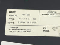 2001 Bmw 530i Radio Speaker Amplifier 65.12-8 371 025|8 371 025 - Oemusedautoparts1.com
