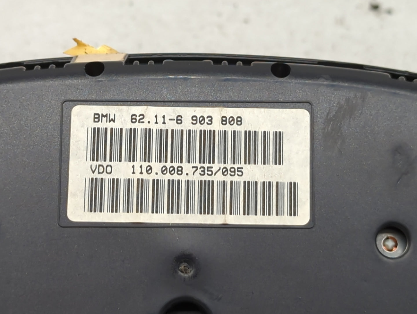 2001 Bmw X5 Instrument Cluster Speedometer Gauges Miles: Fits OEM Used Auto Parts - Oemusedautoparts1.com