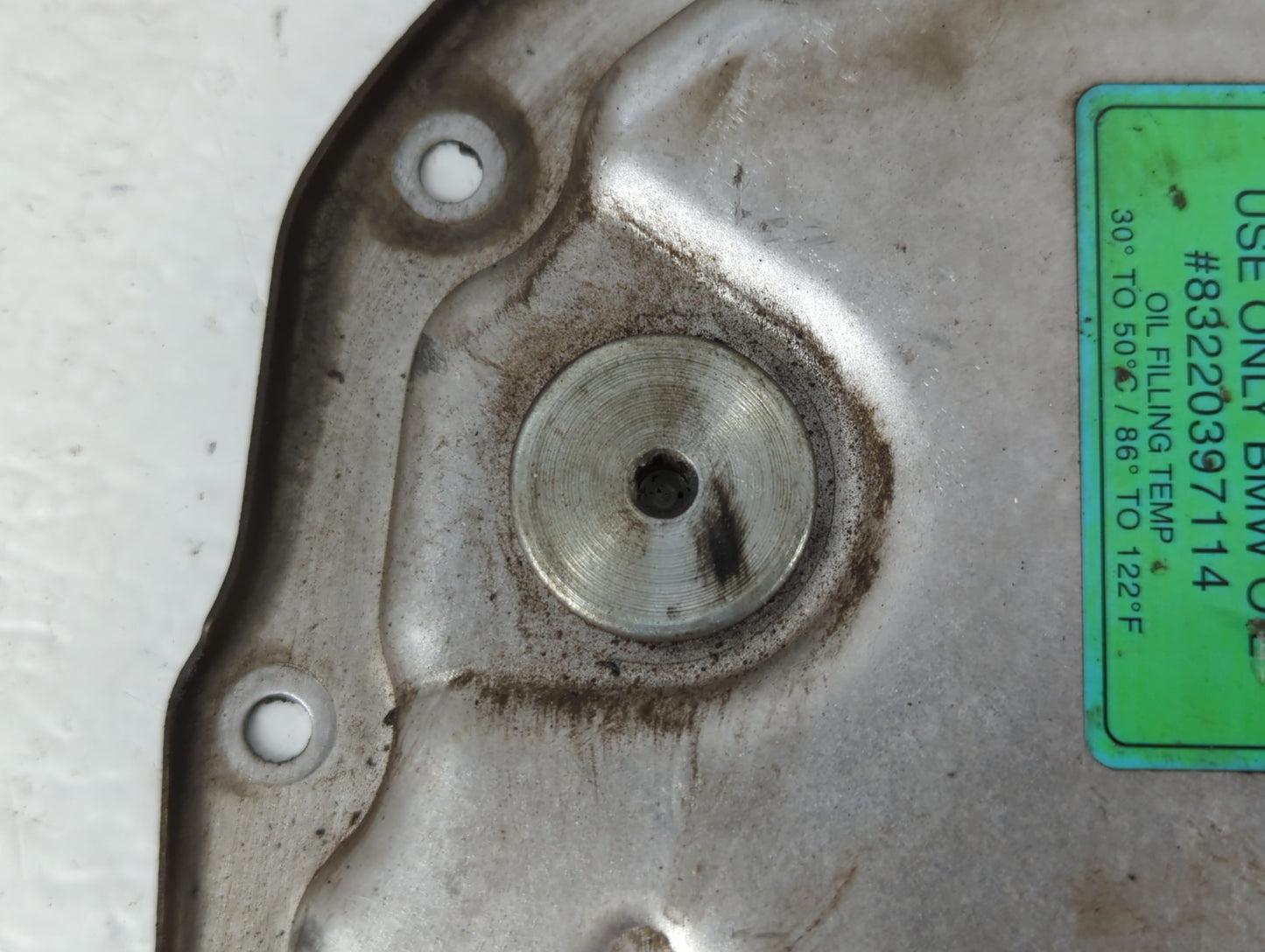 2001 Bmw X5 Engine Oil Pan P/N:83220397114 Fits OEM Used Auto Parts - Oemusedautoparts1.com