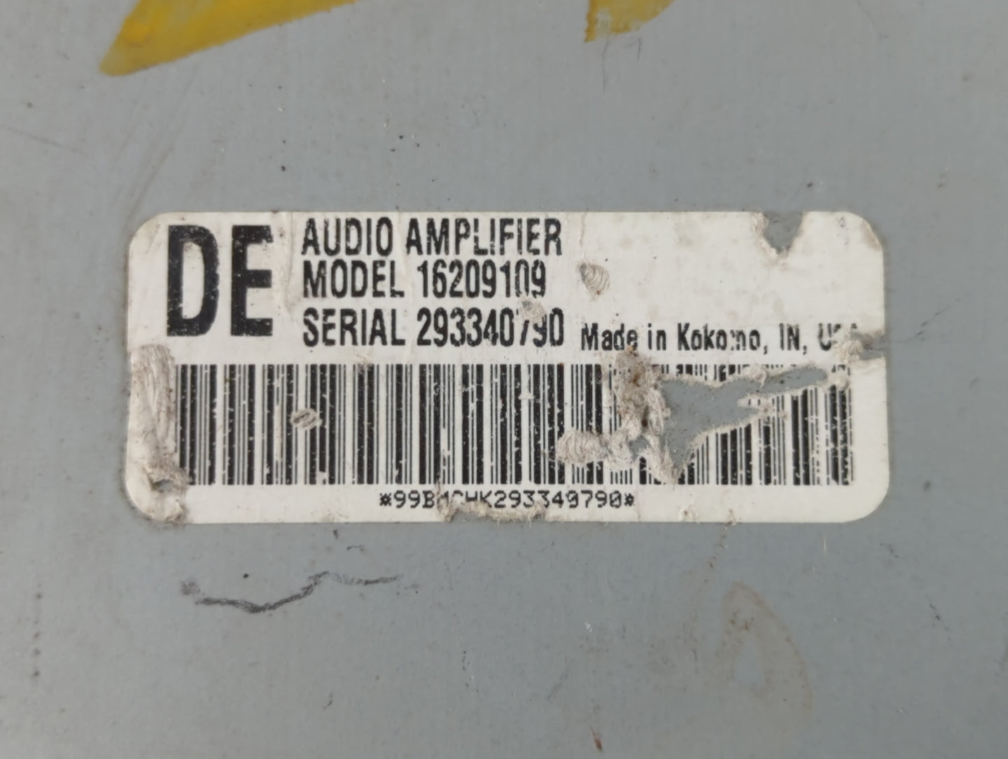 2001 Cadillac Catera Radio Speaker Amplifier 293340790|16209109 - Oemusedautoparts1.com