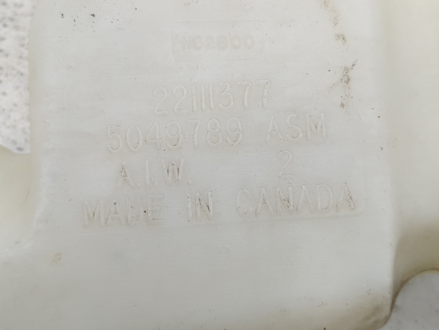 1997 Chevrolet Camaro Radiator Coolant Overflow Expansion Tank Bottle 702781 - Oemusedautoparts1.com