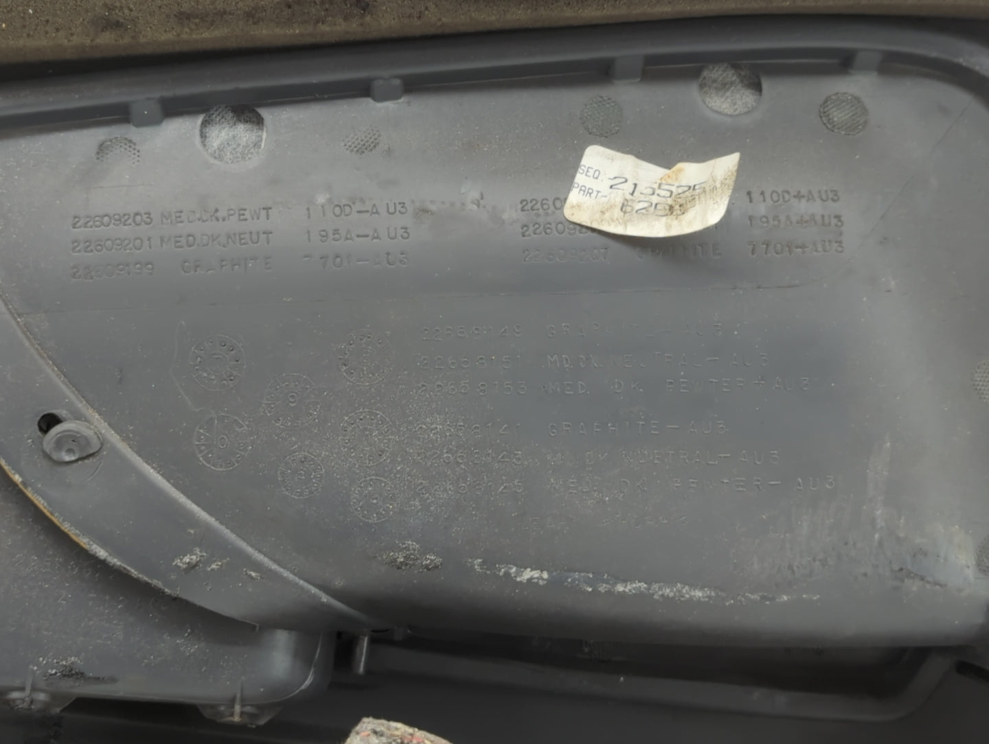 2001 Chevrolet Cavalier Front Power Door Panel - Oemusedautoparts1.com