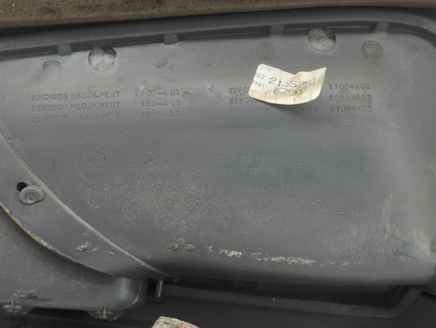 2001 Chevrolet Cavalier Front Power Door Panel - Oemusedautoparts1.com