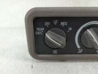 2001-2007 Chevrolet Express 3500 Climate Control Module Temperature AC/Heater Replacement P/N:09375775 Fits OEM Used Auto Pa