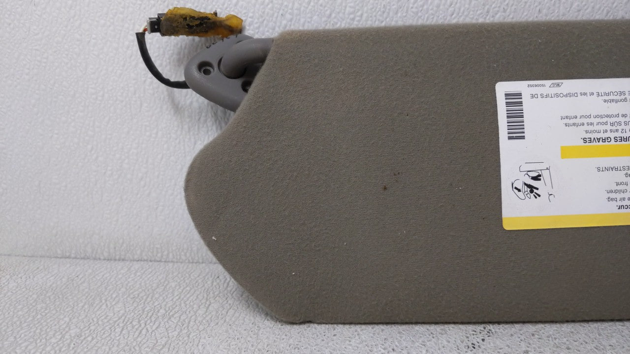 2000-2005 Chevrolet Impala Sun Visor Shade Replacement Passenger Right Mirror Fits Fits 2000 2001 2002 2003 2004 2005 OEM Us