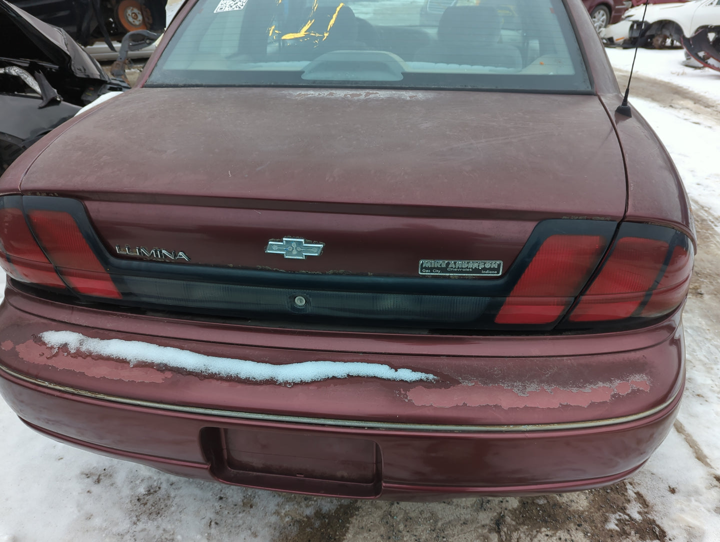 2001 Chevrolet Lumina Car Trunk/decklid/hatch/tailgate Oem - Oemusedautoparts1.com