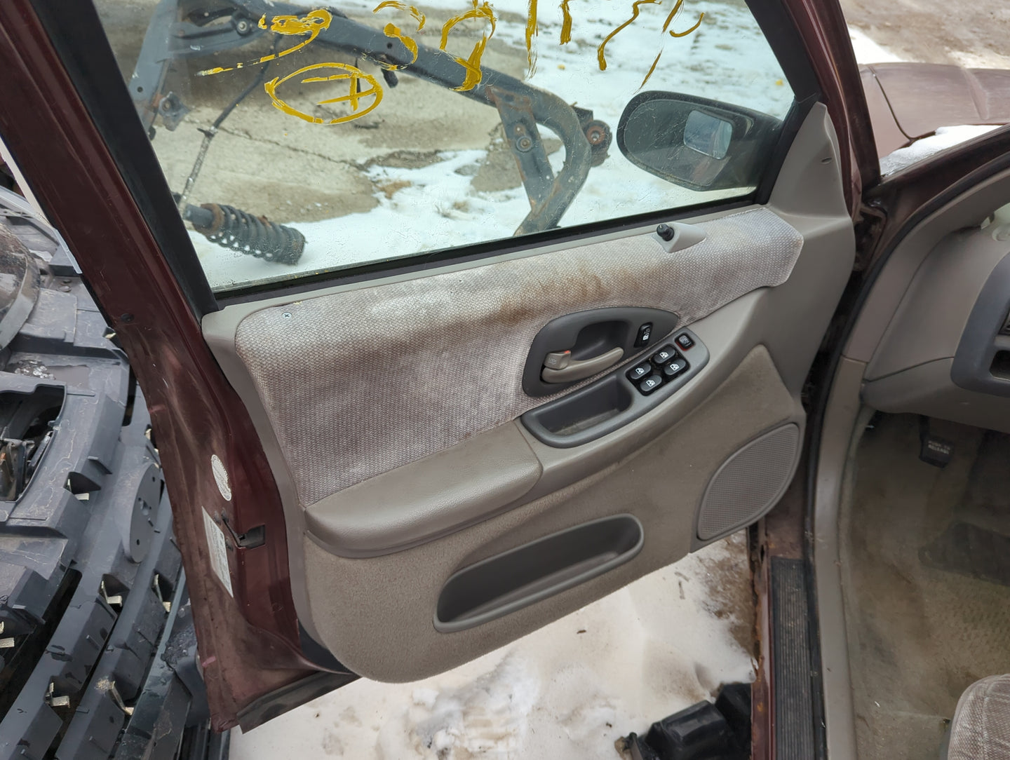 2001 Chevrolet Lumina Car Front Left Driver Interior Door Panel Trim - Oemusedautoparts1.com