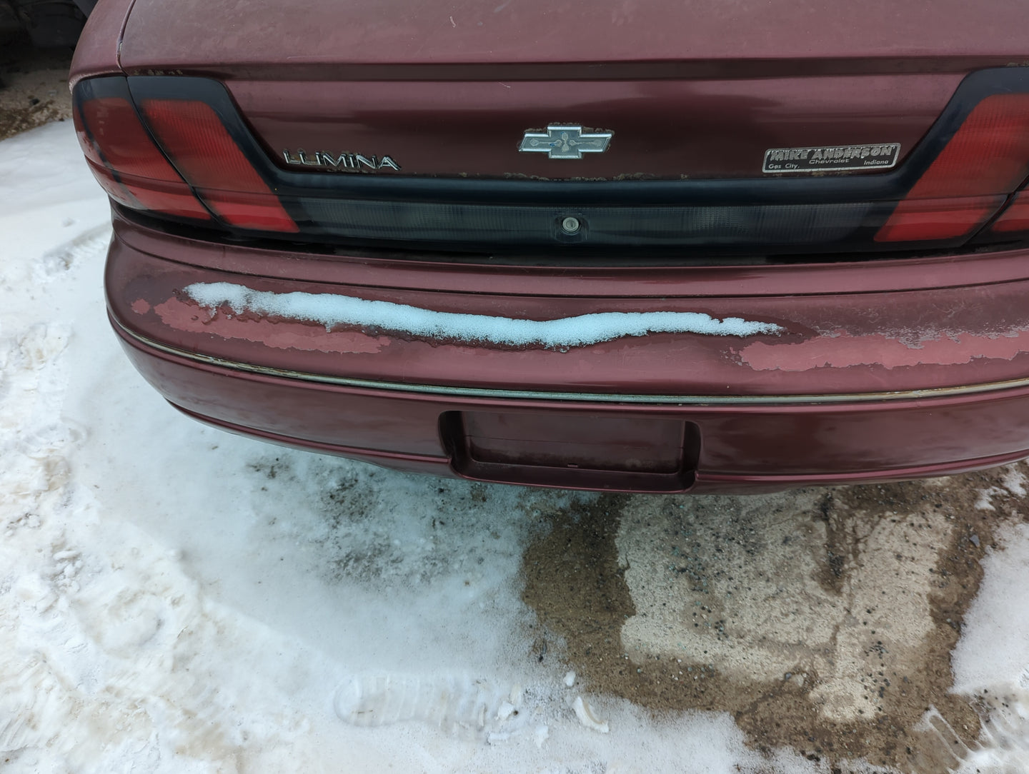 Chevrolet Lumina Car Rear Bumper Assembly Oem - Oemusedautoparts1.com