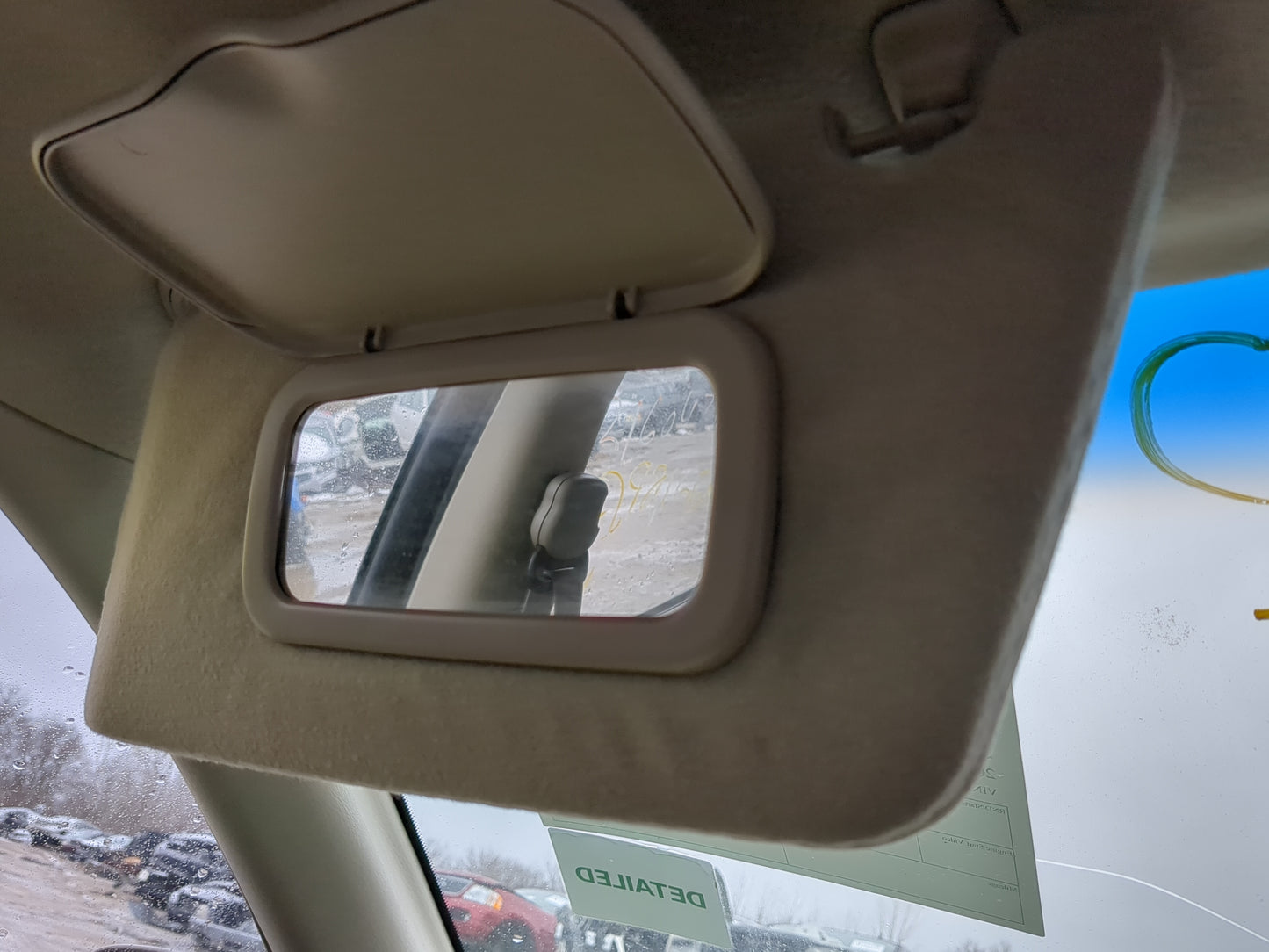 2000-2005 Chevrolet Malibu Sun Visor Shade Replacement Driver Left Mirror Fits Fits 2000 2001 2002 2003 2004 2005 OEM Used A