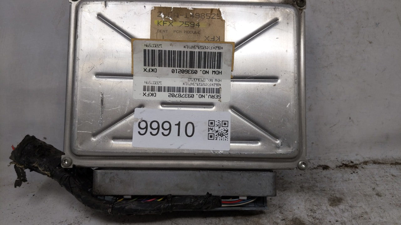 2001 Chevrolet Monte Carlo PCM Engine Control Computer ECU ECM PCU OEM P/N:12209614 09378702 Fits Fits 2000 2002 OEM Used Au