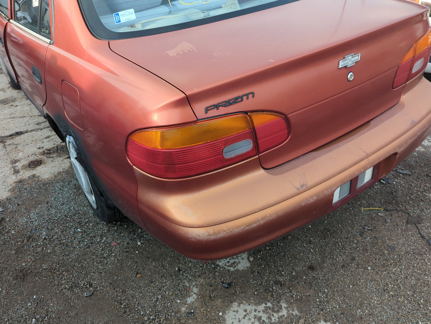 1998-2002 Chevrolet Prizm Rear Bumper Assembly Oem - Oemusedautoparts1.com