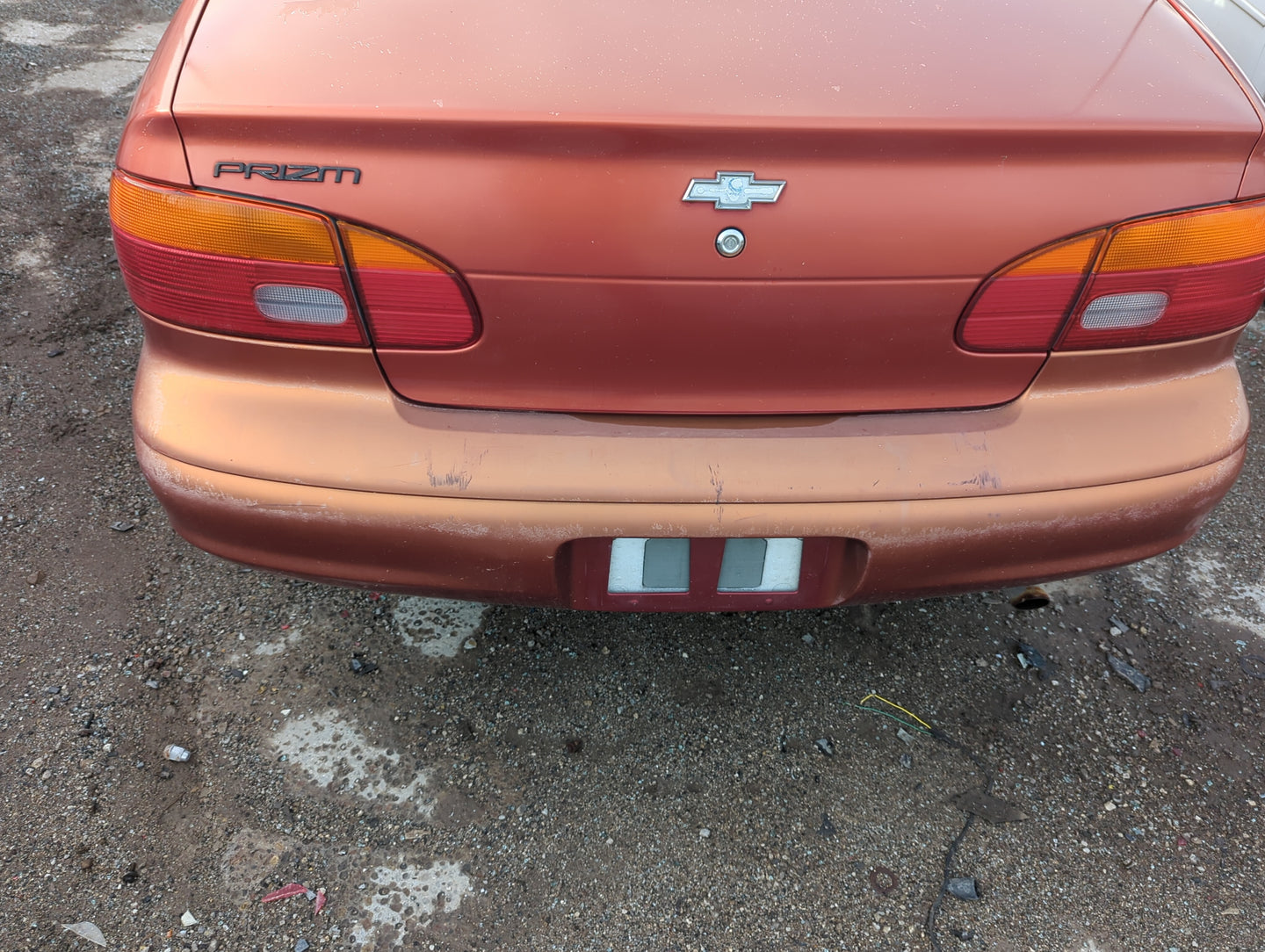 1998-2002 Chevrolet Prizm Rear Bumper Assembly Oem - Oemusedautoparts1.com