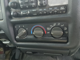 compare product 2001 Chevrolet S10 Climate Control Module Temperature AC/Heater Replacement Fits Fits 1999 2000 2002 2003 2004 2005 OEM Used Auto Parts