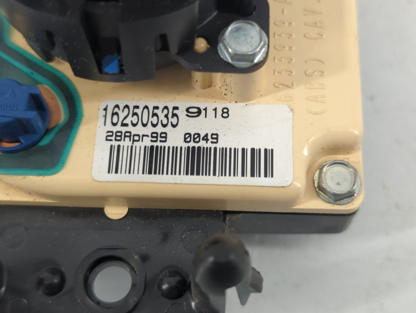 2001 Chevrolet S10 Climate Control Module Temperature AC/Heater Replacement P/N:16250535 Fits Fits 1999 2000 2002 OEM Used A