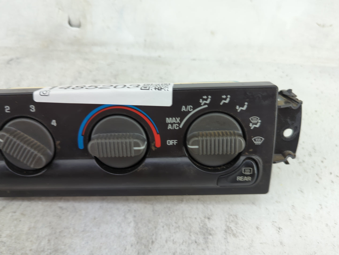 2001 Chevrolet S10 Blazer Climate Control Module Temperature AC/Heater Replacement P/N:16250535 16233937 Fits OEM Used Auto 