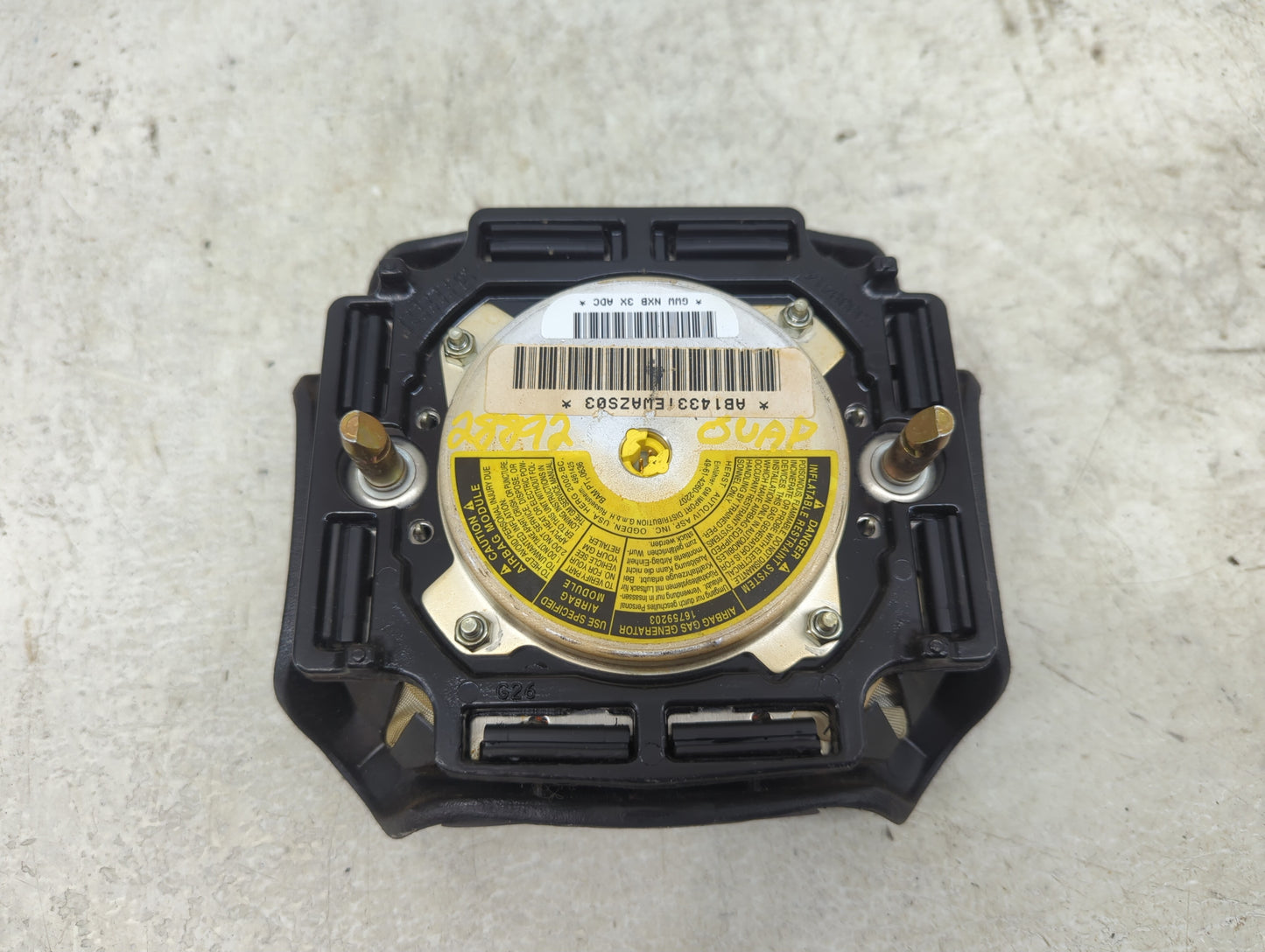 Chevrolet Silverado Air Bag Rear Right Passenger Door - Oemusedautoparts1.com