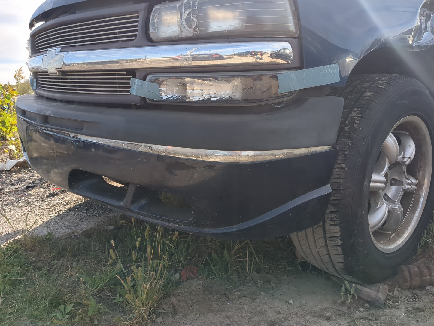 1999-2002 Chevrolet Silverado 1500 Front Bumper - Oem - Oemusedautoparts1.com